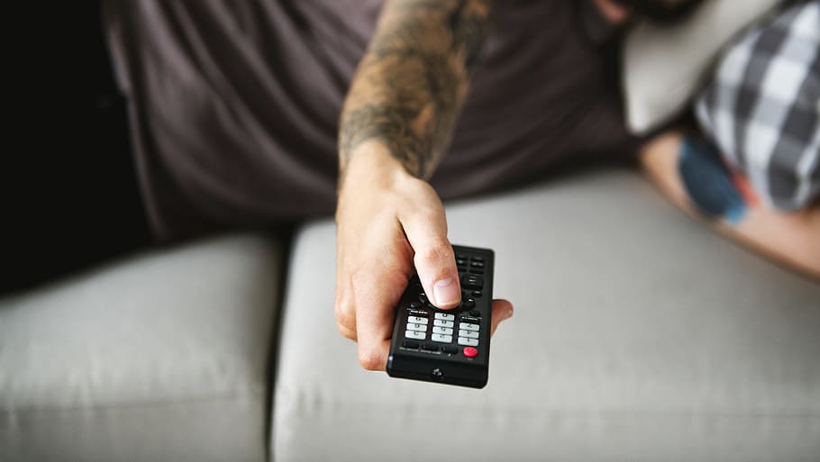 casual close up couch electronics